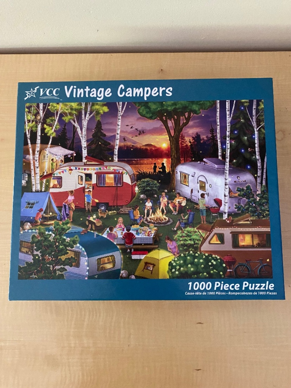 VINTAGE CAMPERS PUZZLE - 1000 PIECES